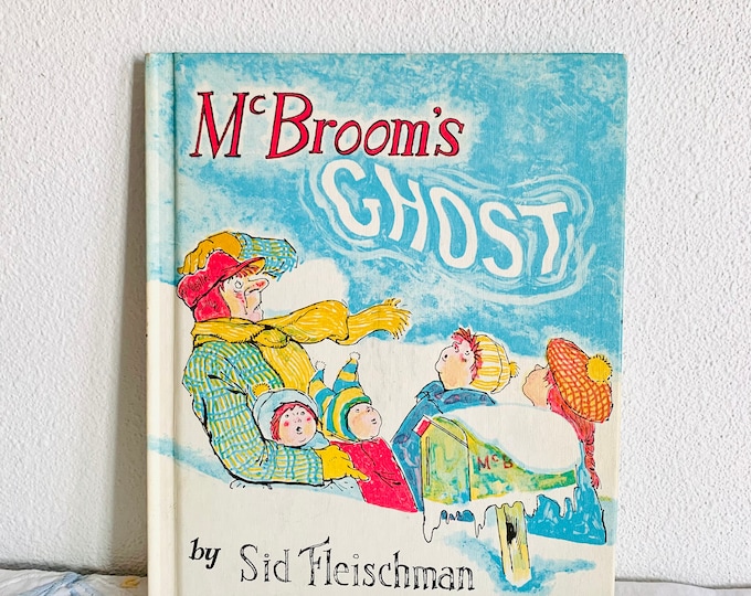 McBroom's Ghost Illustrated Children's Book, Vintage Kids Books, Robert Frankenberg, 1970s