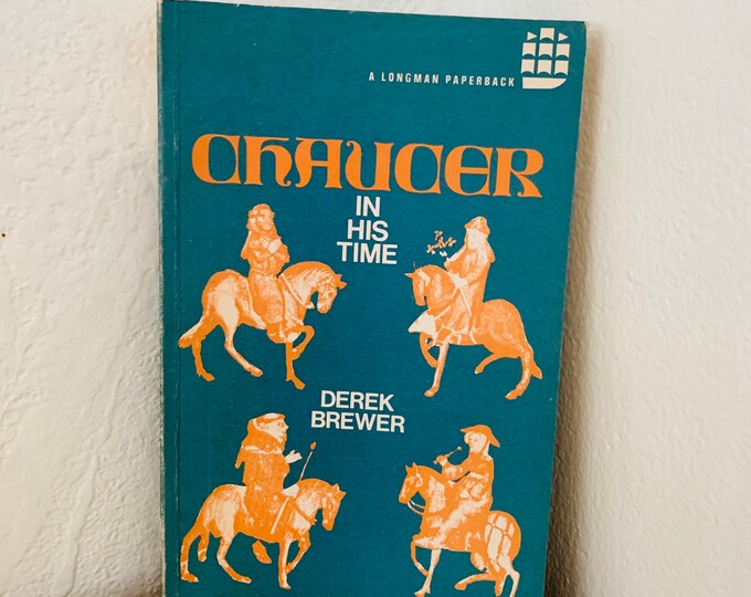 Chaucer In His Time By Derek Brewer Paperback 1989