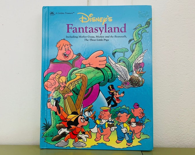 Disney’s Fantasyland A Golden Treasury Book