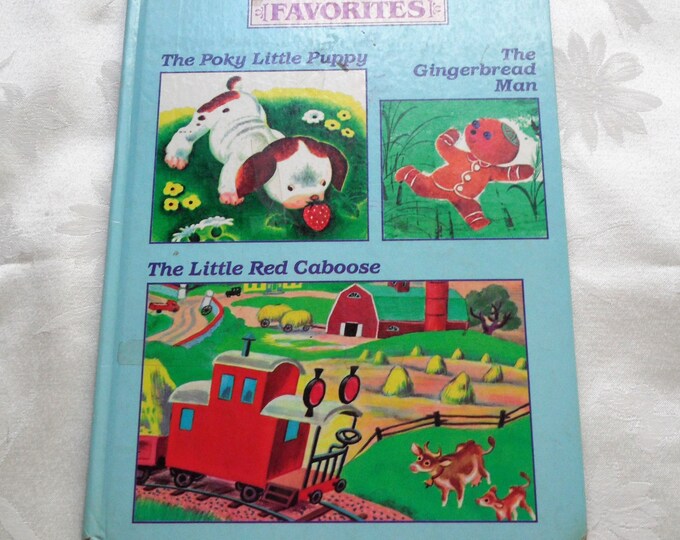 Three Golden Book Favorites Vintage Book