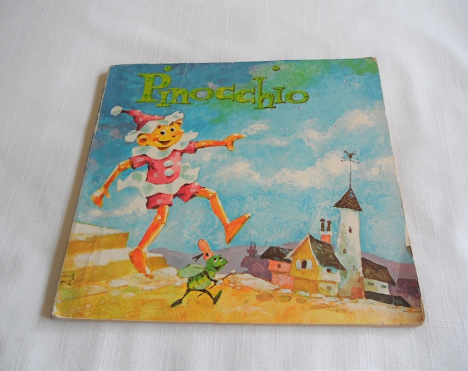 Carlo Collodi's Pinocchio : An adaptation by Michael D. Abrams with illustrations by David Gantz 1968 Softcover