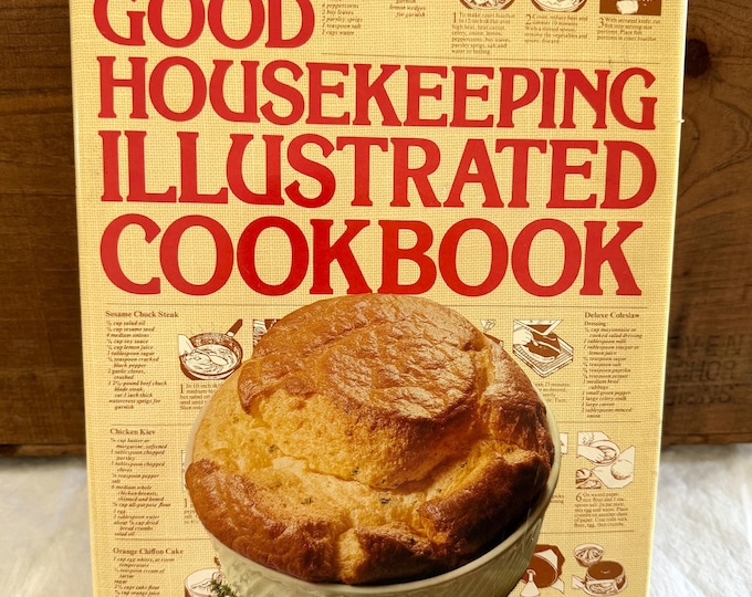 Good Housekeeping Illustrated Cookbook 1980 Hardcover With Dust Jacket