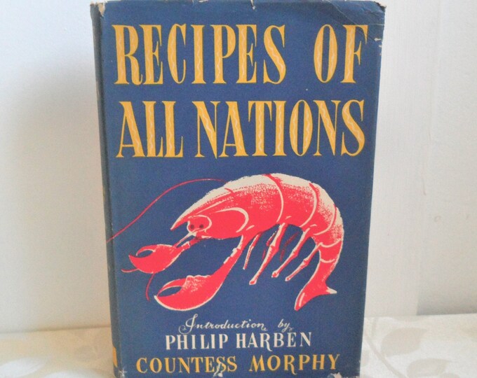 Recipes of All Nations Hardcover DJ 1957 by Countess Morphy (Author)
