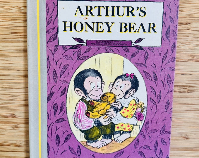 Arthur's Honey Bear By Lillian Hoban, Copyright 1974, Weekly Reader Book Club Edition - Vintage Children's Hardcover Book