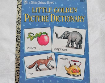 A Little Golden Book Little Golden Picture Dictionary 1981