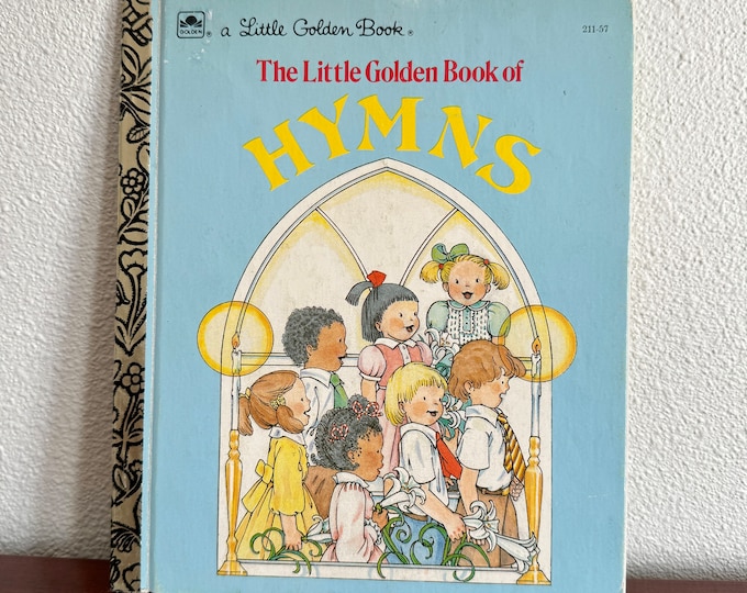 A Little Golden Book Of Hymns Vintage Children’s Books 1985