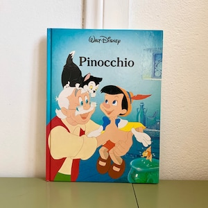 Walt Disney Pinocchio Hardcover Vintage Children’s Book