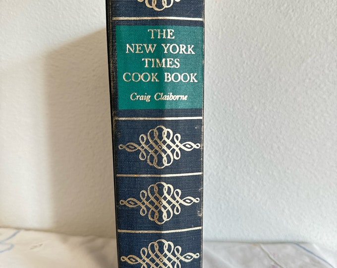 The New York Times Menu Cook Book Craig Claiborne 1961 Hardcover