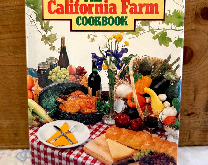 Signed The California Farm Cookbook Kitty Morse 1994 HB, DJ Pelican Books