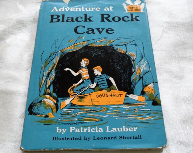 Adventure At Black Rock Cave By Patricia  Lauber 1959 Easy To Read Book