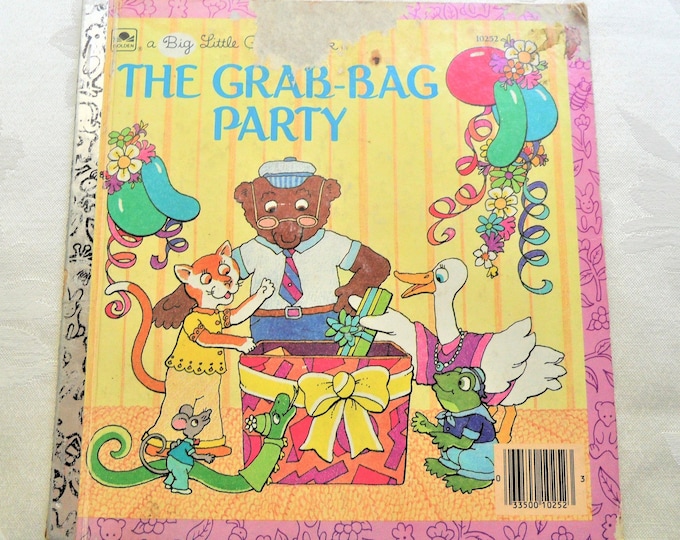 The Grab-Bag Party A Little Golden Book 1980s