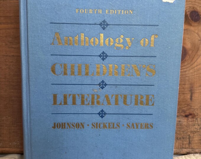 Anthology Of Children's Literature - Enda Johnson (Hardcover, 1970)
