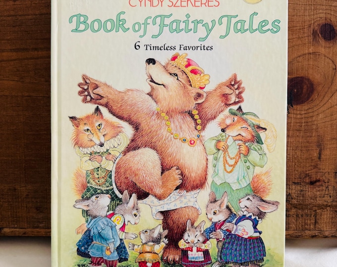 Cyndy Szekeres' Book of Fairy Tales Vintage Children's Book 1988