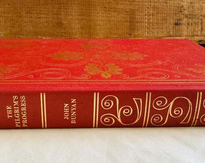 The Pilgrim’s Progress by John Bunyan Hardcover Vintage Book