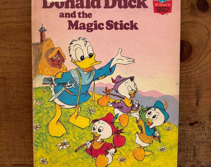 Donald Duck and the Magic Stick, Vintage Disney Children’s Book