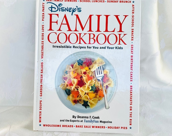 Vintage 1996 Disney Family Cookbook 1st Edition Deanna F. /Hardcover