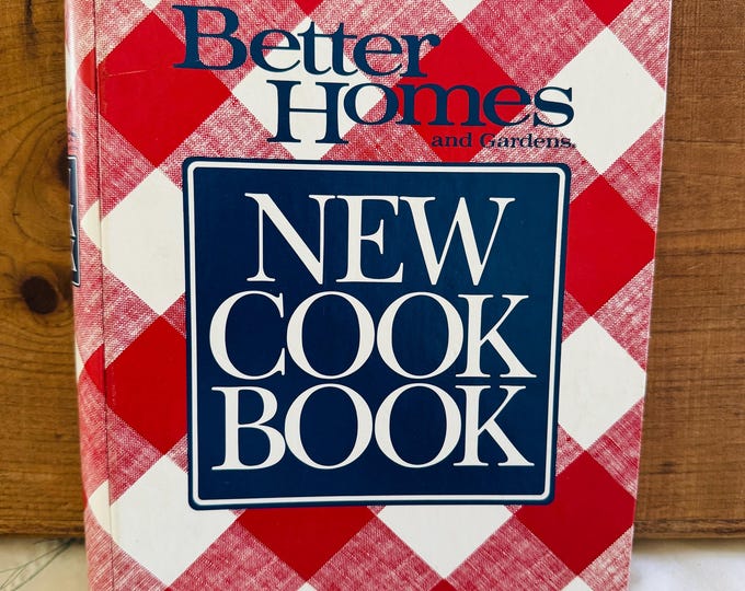 Better Homes and Gardens New Cookbook 5 Ring Binder Vintage 1989 Edition Cookbook