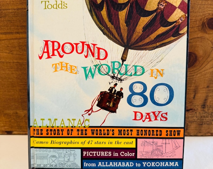1956 Random House Around the World In 80 Days Hardcover