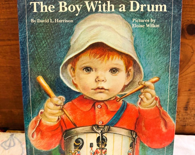 Children's Book, Little Golden Book, The Boy with a Drum, Hardcover, Vintage 1971