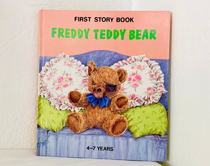First Story Book Freddy Teddy Bear 4-7 Years Hardcover