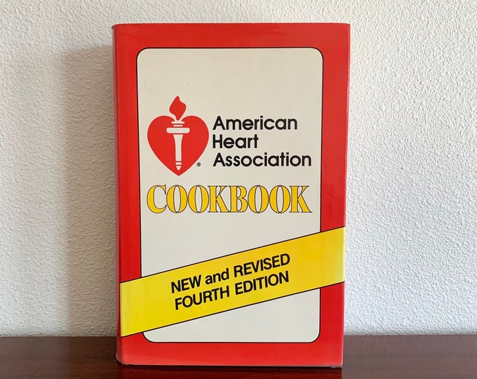 Rare Book American Heart Association Cookbook  1984 Vintage, with Dustjacket