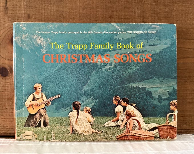 The Trap Family Book Of Christmas Songs Paperback 1950