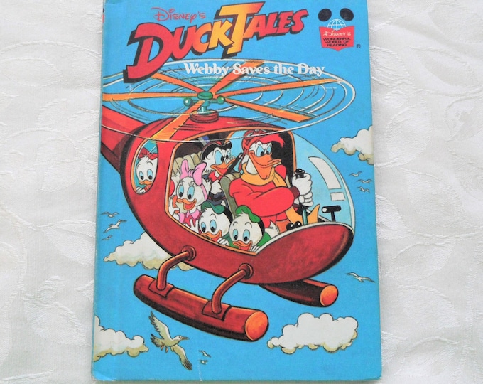 Disney's DuckTales Webby Saves The Day Hardcover 1989