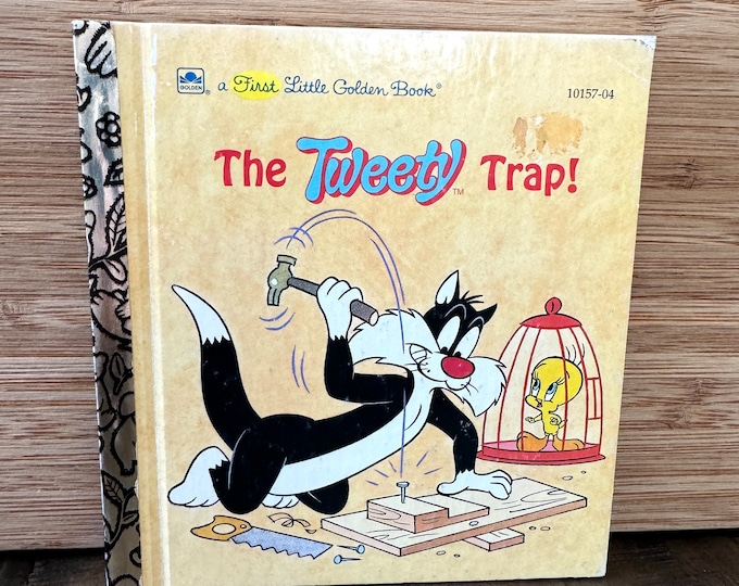 The Tweety Trap First Little Golden Book, 1992, 5.5x6 Inches, Hardcover