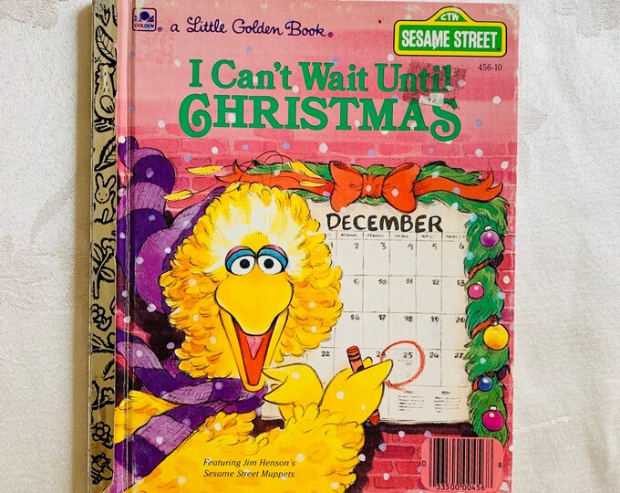 I Can’t Wait Until Christmas Sesame Street A little Golden Book 1989