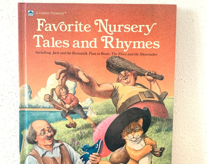 A Golden Treasury  Favorite Nursery Tales And Rhymes Hardcover 1989