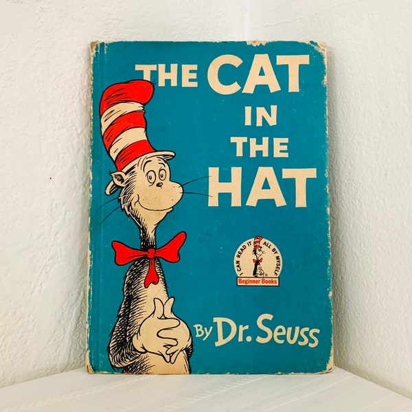 Vintage 1957 Dr Seuss Cat In The Hat Book Club 1st Edition Book