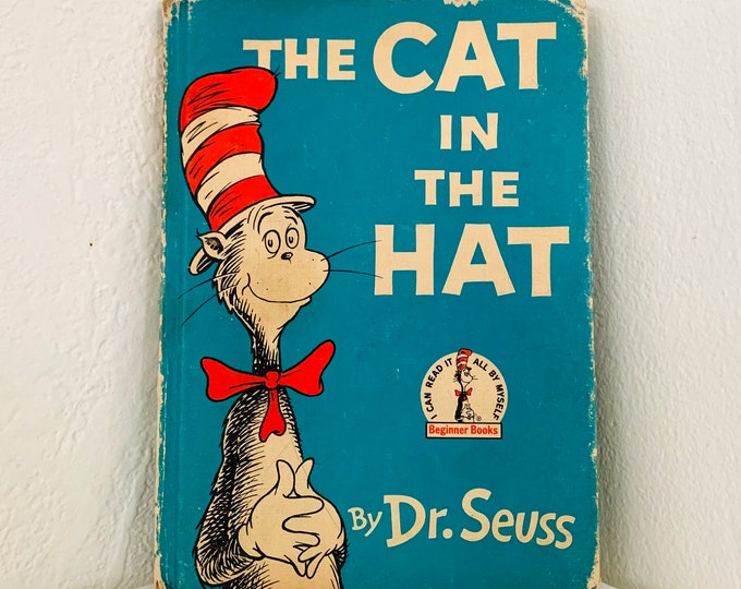 Vintage 1957 Dr Seuss Cat In The Hat Book Club 1st Edition Book