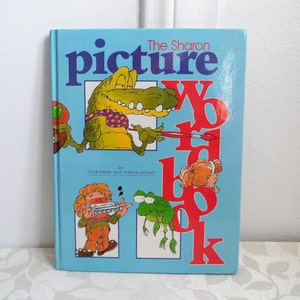 The Sharon Picture Word Book Hardcover 1984