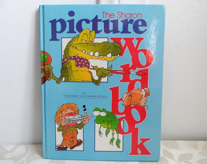The Sharon Picture Word Book Hardcover 1984