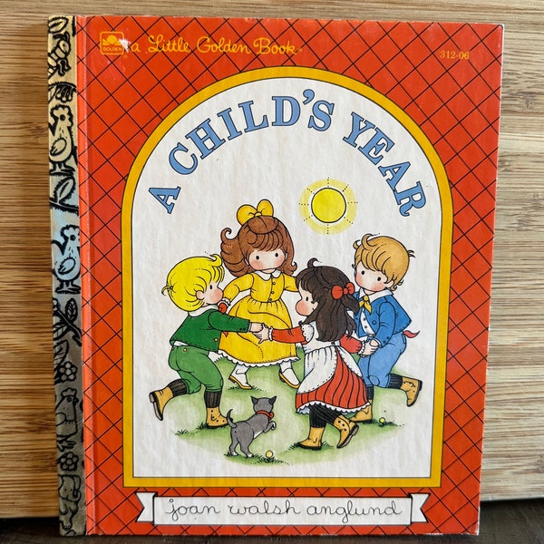 Joan Walsh Anglund Child's Year Vintage Little Golden Book circa 1992 beautiful illustrations and clear simple words