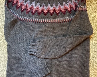 Hand Knit Wool Sweater