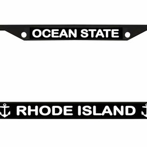 Ocean State Rhode Island Designed Car License Plate Frame Auto Tag Holder/Car  Accessories