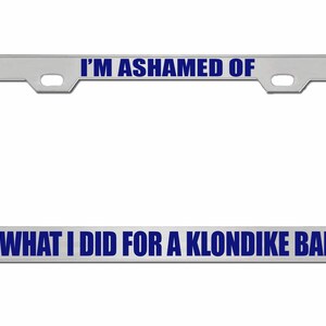 "Sometimes I Go Topless" Convertible Humor License Plate Frame – Metal – Fits USA/Canada