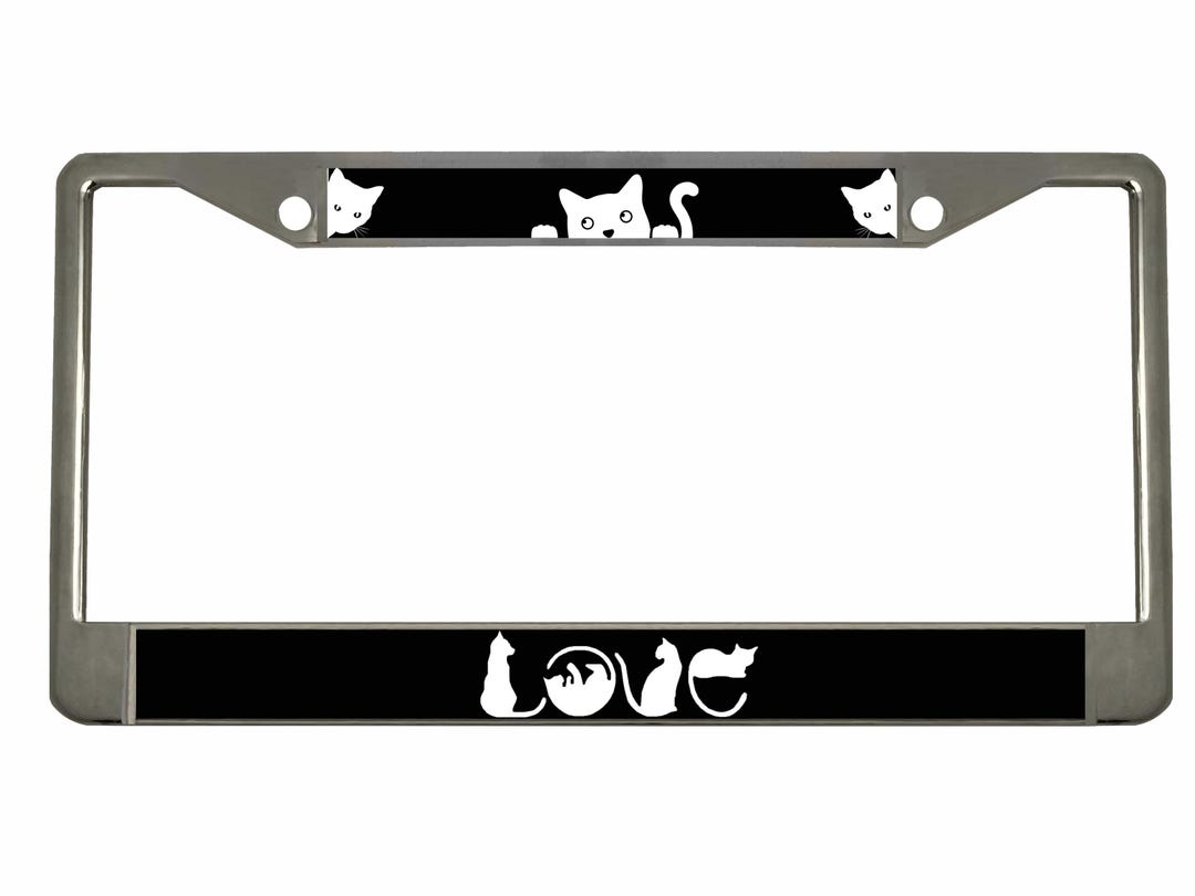 thumbnail image 2 of Subaru Genuine Pet Lover License Plate Frame SOA342L165 - Matte Black, OEM New 2 of 4