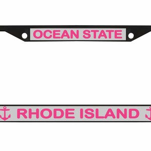 Ocean State Rhode Island Designed Car License Plate Frame Auto Tag Holder/Car  Accessories