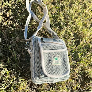 Crossbody Bag for Women Trendy Himalayan Hemp Crossbody Purse Shoulder Bag Hobo Handbag Sling Tote