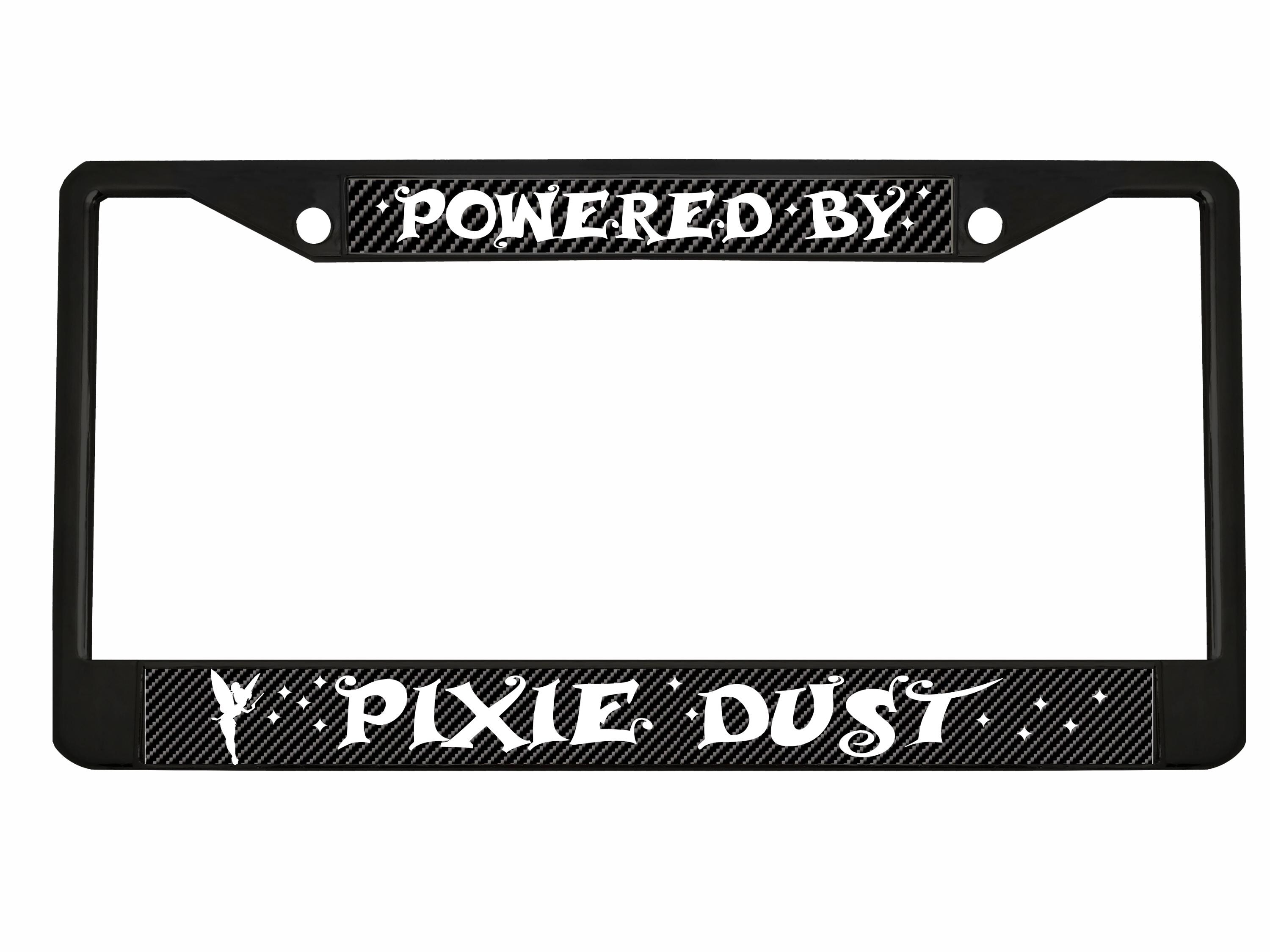 Pixie Dust License Plate Frame - Chrome Car Tag Holder - Etsy