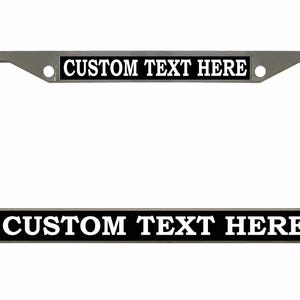 Custom HeavyDuty Metal License Plate Frame Car Tag Holder