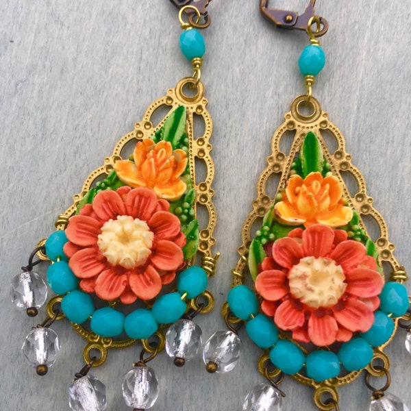 Frida's Garden earrings