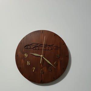 Minimalist Wooden Wall Clock: Silent Modern Home Decor