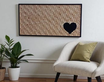 Rustic 3D Wooden Wall Art | Handmade Wood Art | Minimalist Home Decor