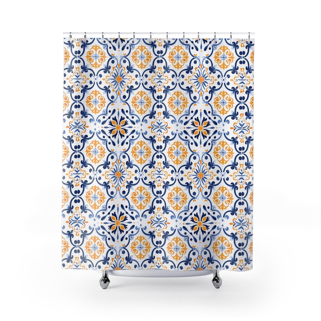 Great Description About Spanish Style Shower Curtain