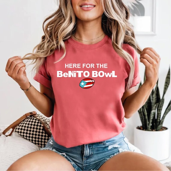 Benito Bowl PNG design, DtmF inspirated, B Bunny shirt, half-time show