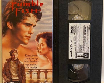 Rumble Fish - 1983 Vintage VHS Video Movie Cassette Tape