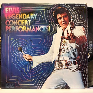 Elvis Presley - Legendary Concert Performances - 1978 OG Vintage Vinyl Double Album